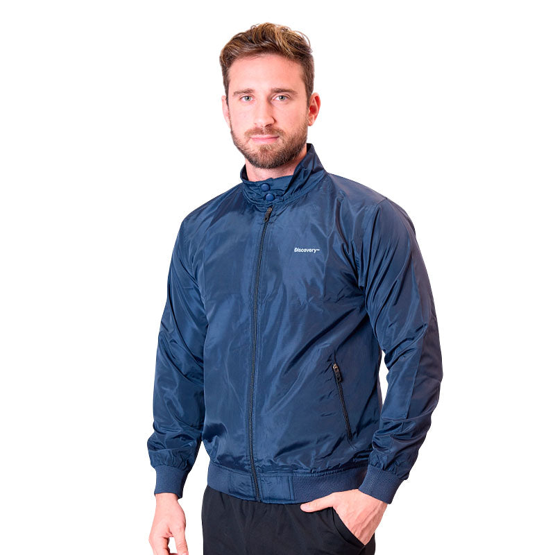 JACKET BOMBER CAB DX4578-338-80290 AZUL Y NEGRO