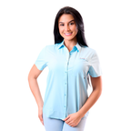 CAMISA MC PLUS DAMA DX5078-509-83604LBL