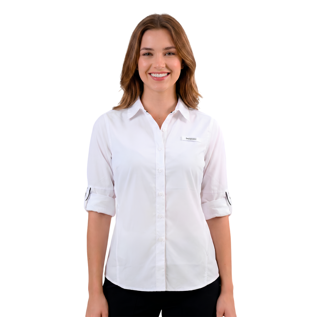 CAMISA ML DAMA DX4578-112-80241WHT