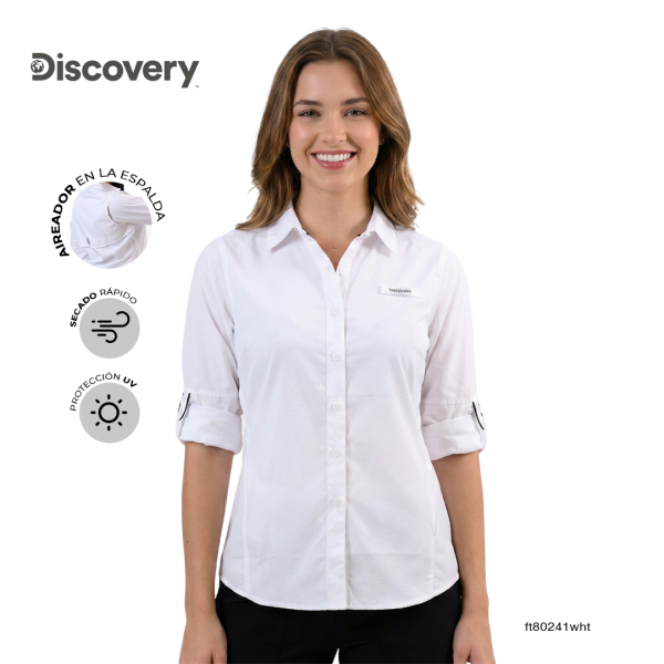 CAMISA MUJER ML DX4578-112-80241WHT