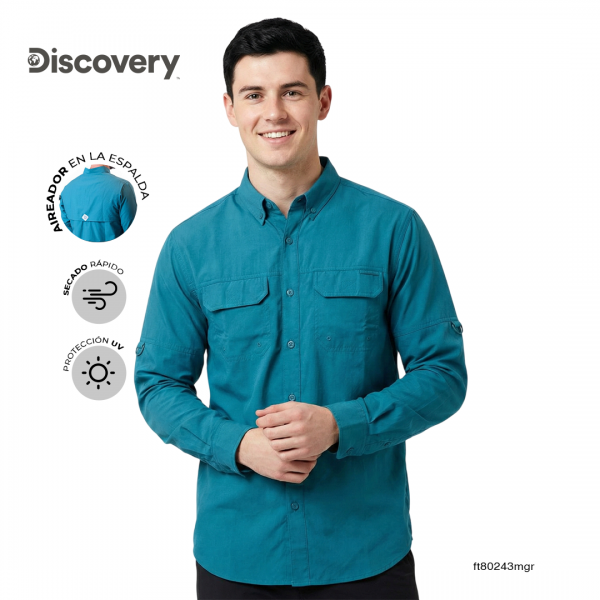 CAMISA ML CAB DX4578-308-80243MGR