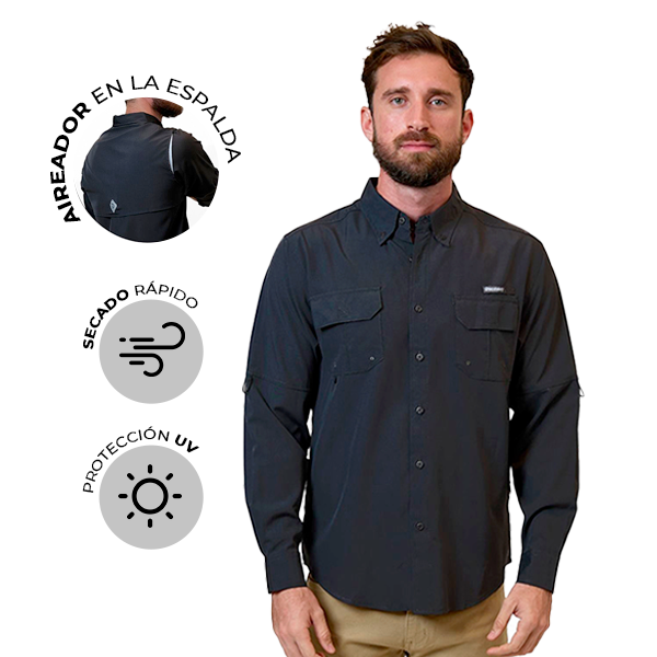 CAMISA ML PLUS DX1477-308-78392LBL