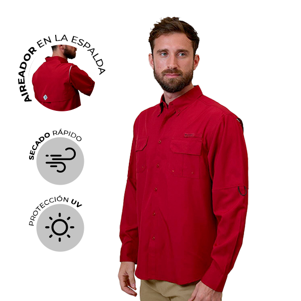 CAMISA ML CAB PLUS DX1477-308-78392LWN